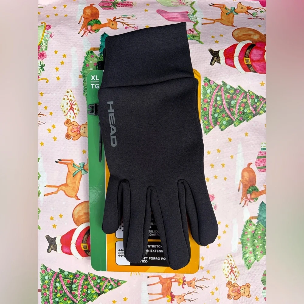❤️HEAD Touchscreen Running Gloves - Black New with tag Size XL - Picture 4 of 5
